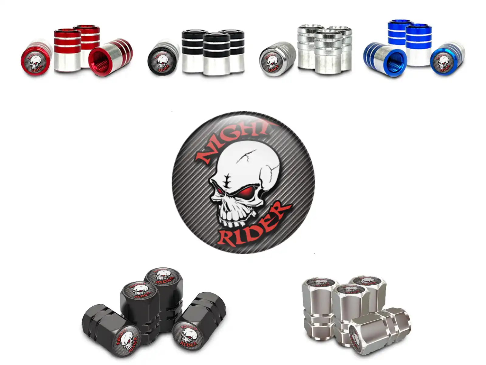Tyre Valve Covers for SUV Domed Design
